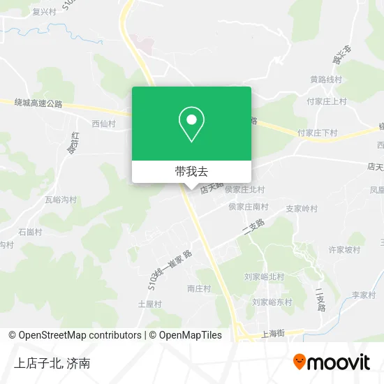 上店子北地图