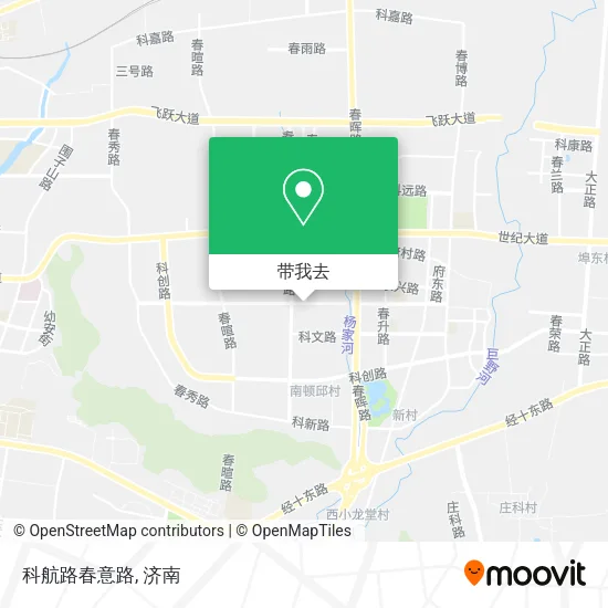 科航路春意路地图
