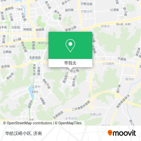 华皓汉峪小区地图