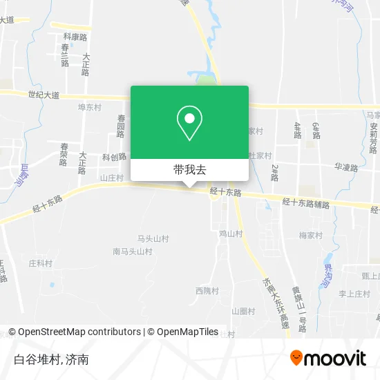 白谷堆村地图