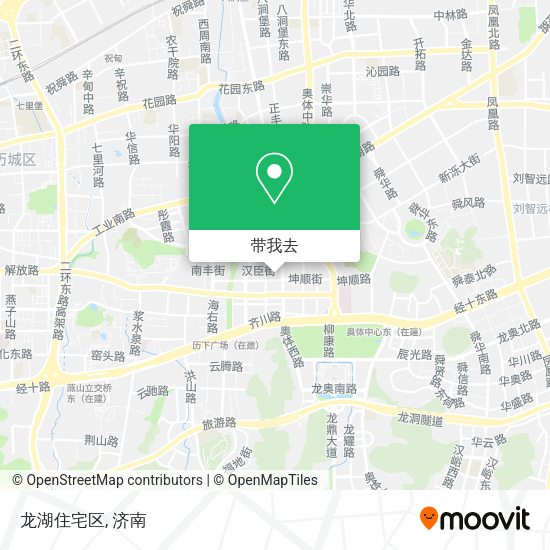 龙湖住宅区地图