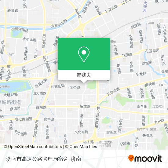 济南市高速公路管理局宿舍地图
