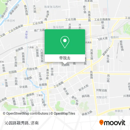 沁园路颖秀路地图