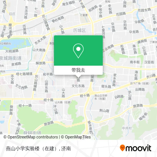 燕山小学实验楼（在建）地图