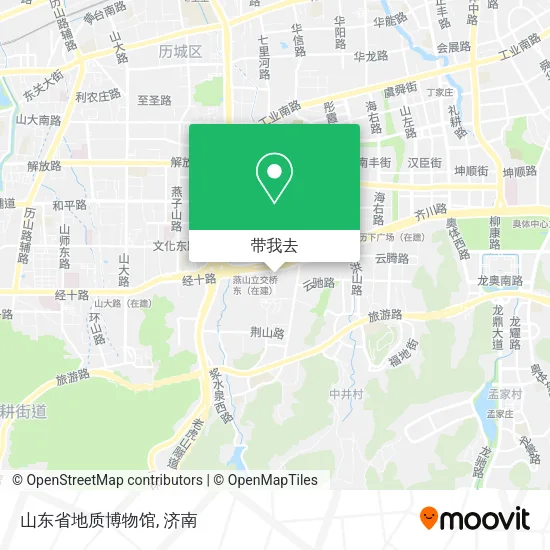 山东省地质博物馆地图