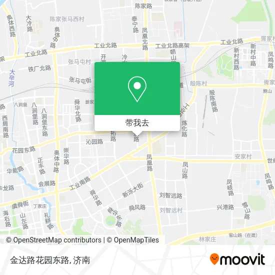 金达路花园东路地图