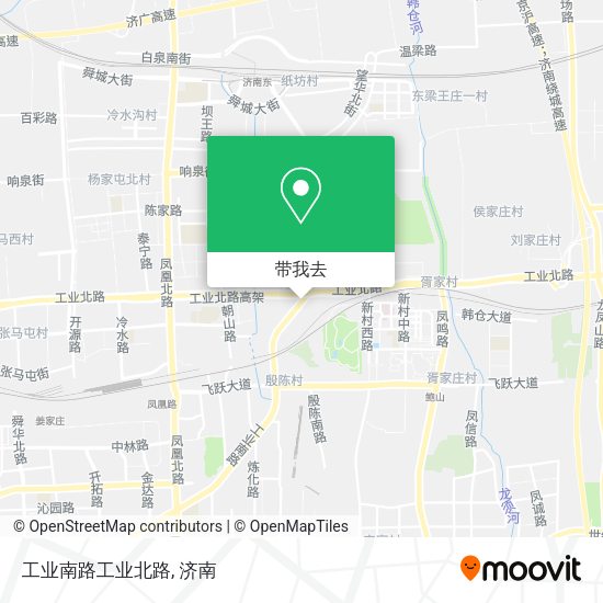 工业南路工业北路地图