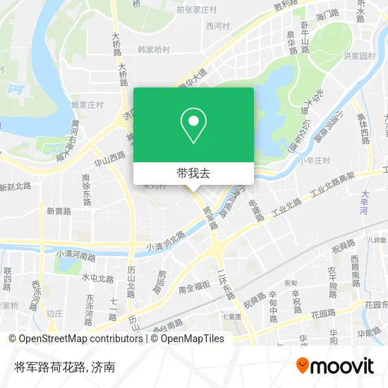 将军路荷花路地图