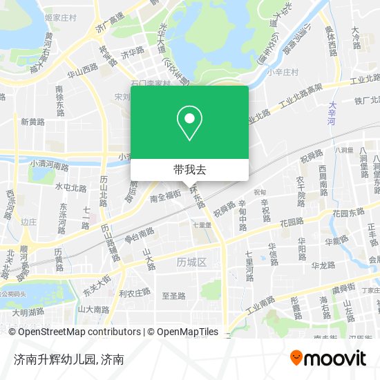 济南升辉幼儿园地图