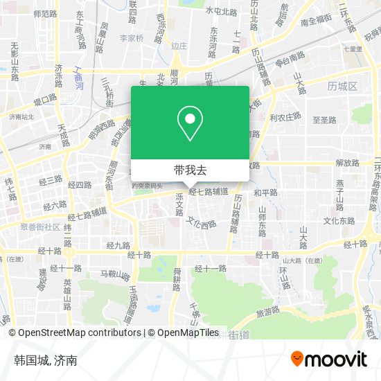 韩国城地图