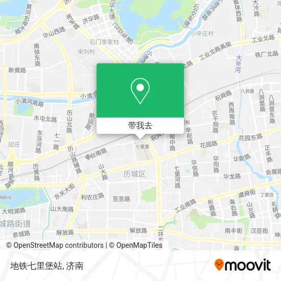 地铁七里堡站地图