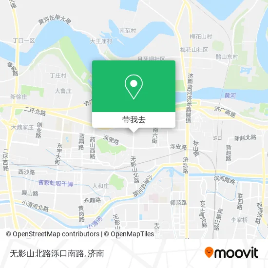 无影山北路泺口南路地图