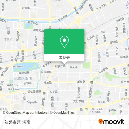 达盛鑫苑地图