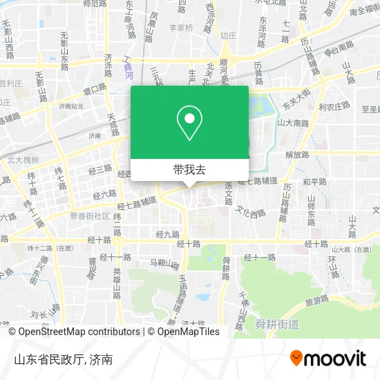 山东省民政厅地图