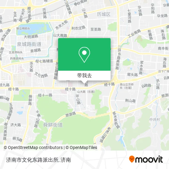 济南市文化东路派出所地图