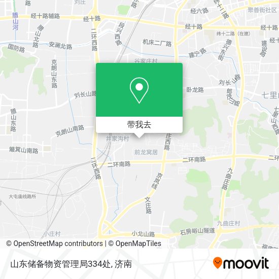 山东储备物资管理局334处地图
