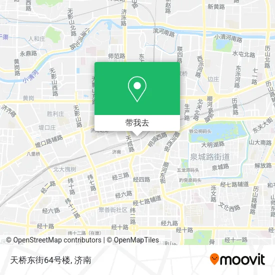 天桥东街64号楼地图