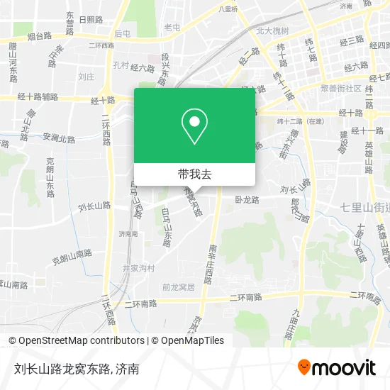 刘长山路龙窝东路地图
