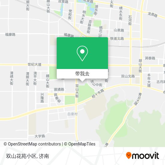 双山花苑小区地图