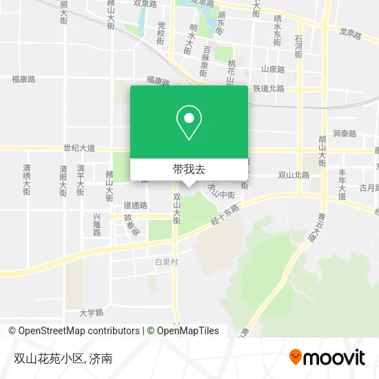 双山花苑小区地图
