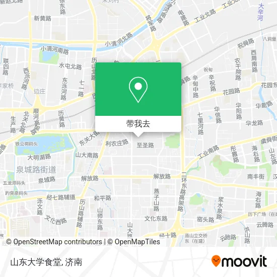 山东大学食堂地图