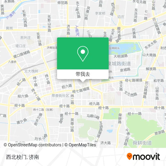 西北校门地图