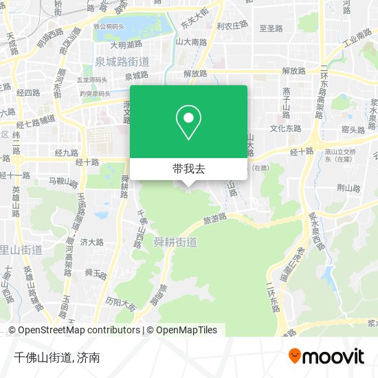 千佛山街道地图