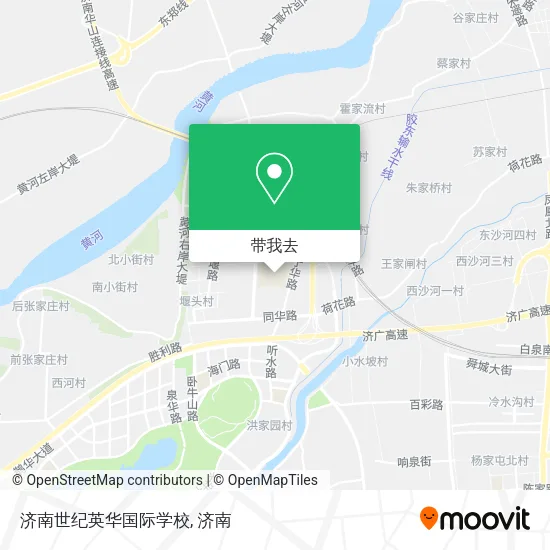 济南世纪英华国际学校地图