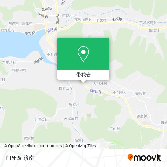 门牙西地图