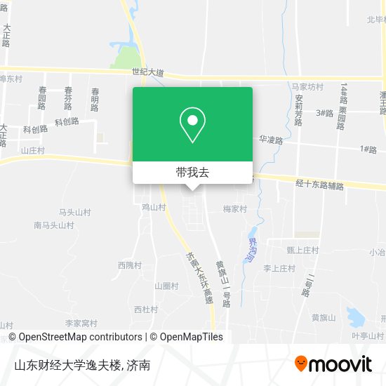 山东财经大学逸夫楼地图