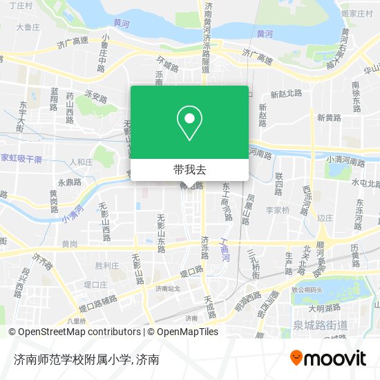 济南师范学校附属小学地图