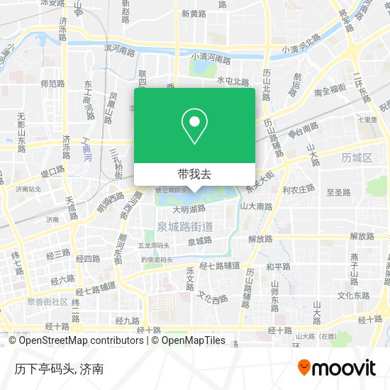 历下亭码头地图