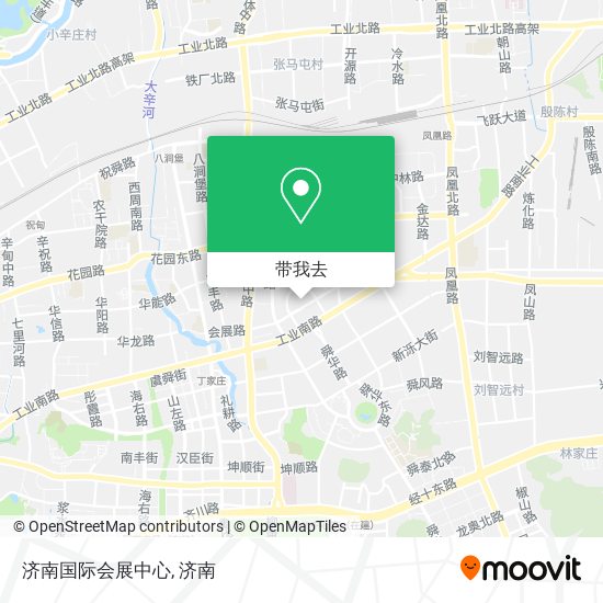 济南国际会展中心地图