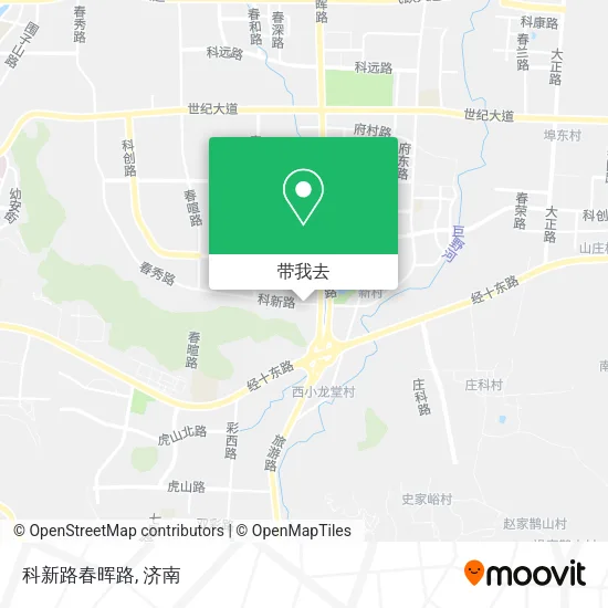 科新路春晖路地图