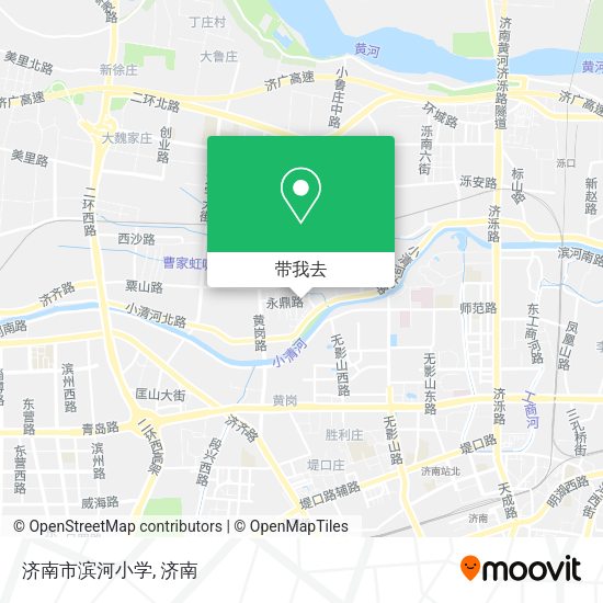 济南市滨河小学地图