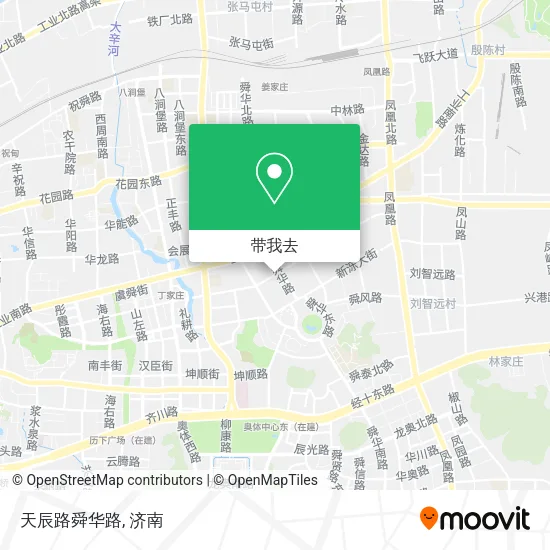 天辰路舜华路地图