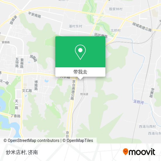 炒米店村地图