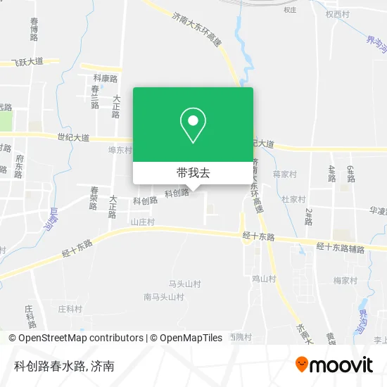 科创路春水路地图
