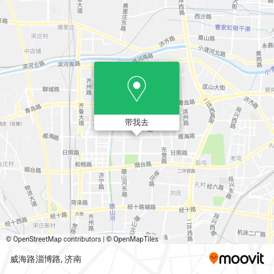 威海路淄博路地图