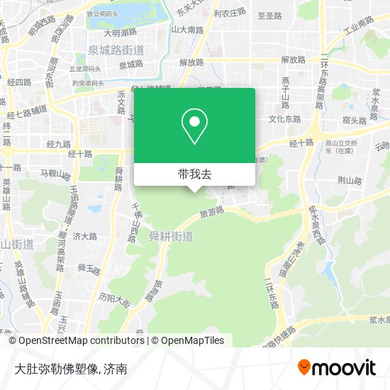 大肚弥勒佛塑像地图