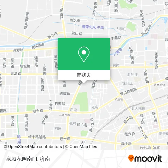 泉城花园南门地图