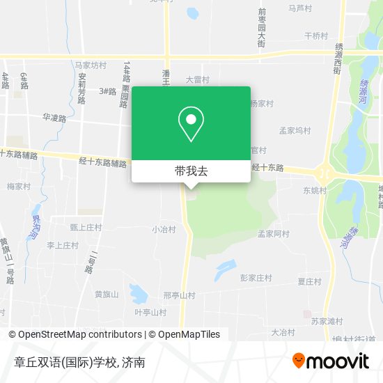 章丘双语(国际)学校地图