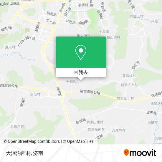 大涧沟西村地图