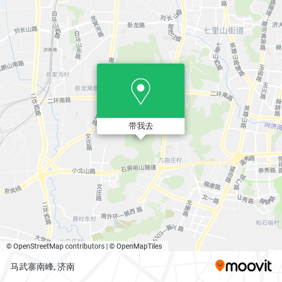 马武寨南峰地图