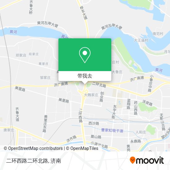 二环西路二环北路地图