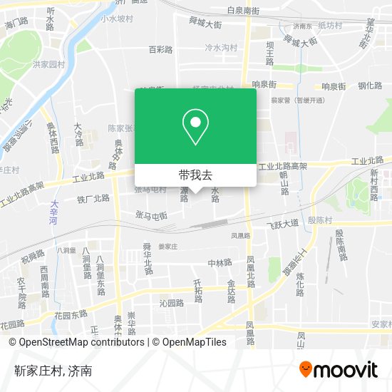 靳家庄村地图