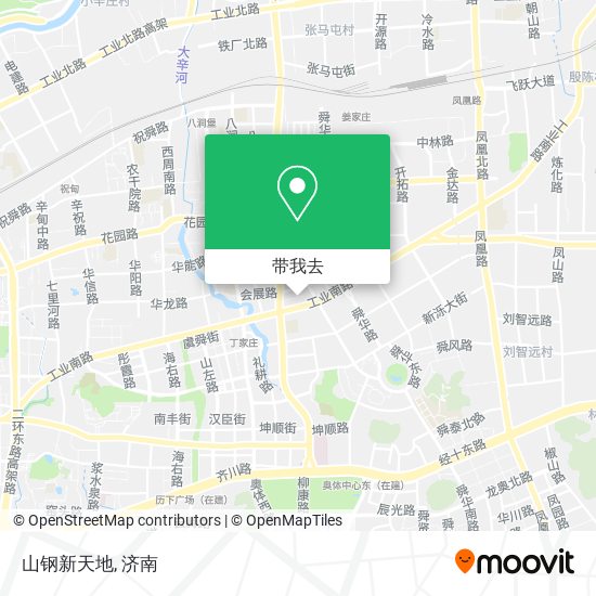 山钢新天地地图