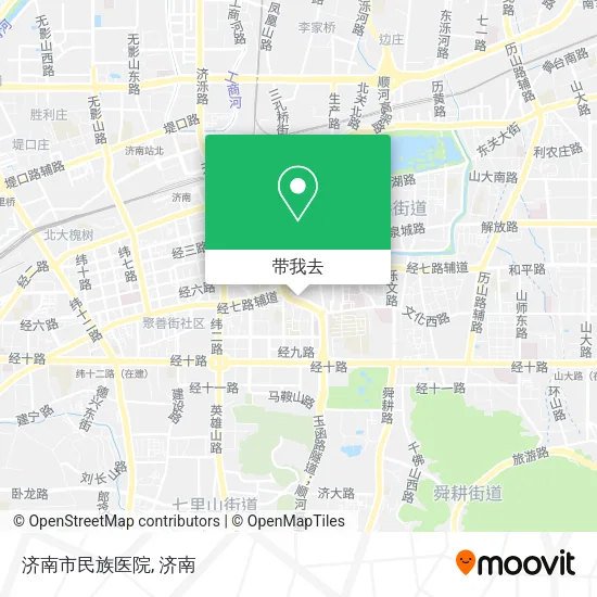 济南市民族医院地图