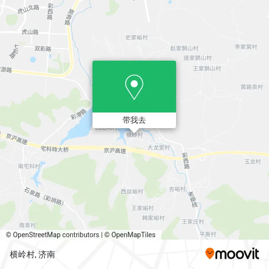 横岭村地图