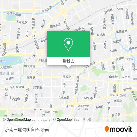 济南一建甸柳宿舍地图
